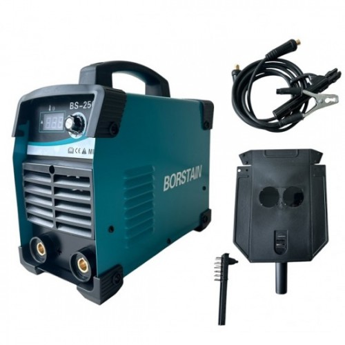 ΗΛΕΚΤΡΟΚΟΛΛΗΣΗ INVERTER 250A BORSTAIN + ΑΝΤΗΛΙΑΚΗ ΜΑΣΚΑ 30Χ25Χ18CM