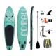 Φουσκωτή Σανίδα Sup Forall Turquoise 10.2'' με κουπί αξεσουάρ και σακίδιο μεταφοράς με μήκος 3.20m