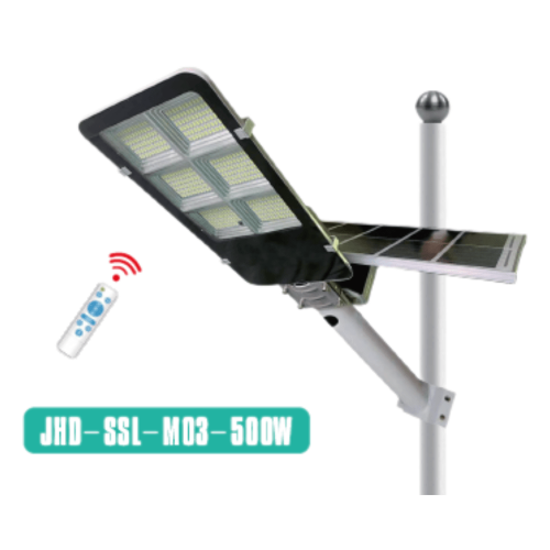 Eco Led Αδιάβροχος Ηλιακός Προβολέας 500W με Πάνελ IP65 – JHD-SSL-M03